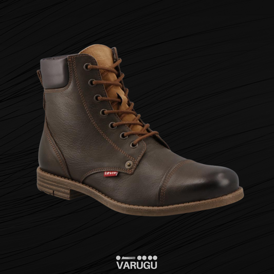Botines LEVIS café piel resistente