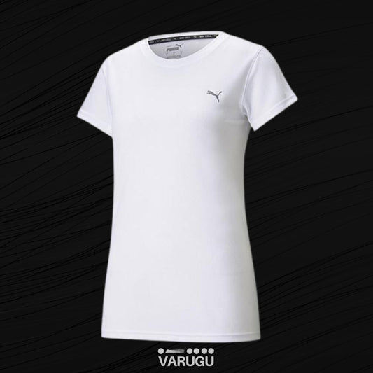 Playera deportiva PUMA | Ligera y cómoda | Blanca