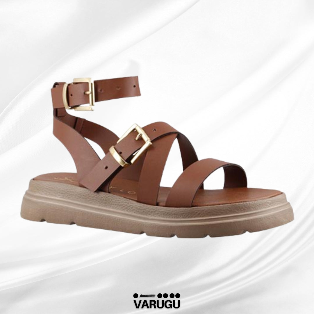 Sandalias con doble correa ajustable