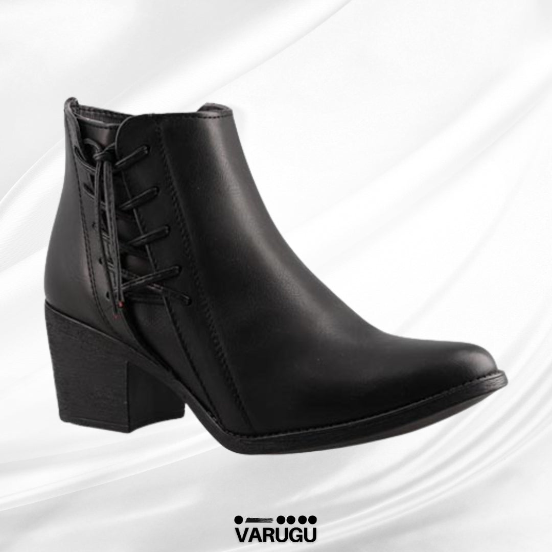 Botas negras de vestir con cierre para dama