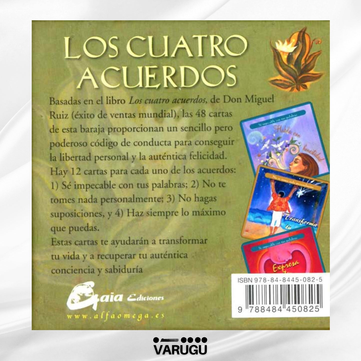 ORÁCULO Los cuatro acuerdos - 48 Cartas - Don Miguel Ruiz