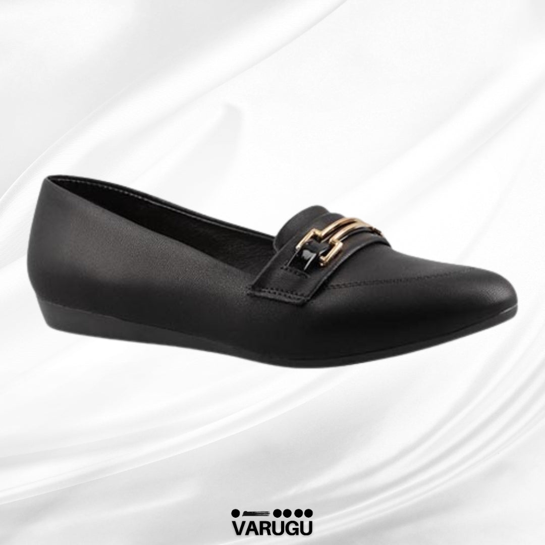 Flats sofisticados color negro para dama