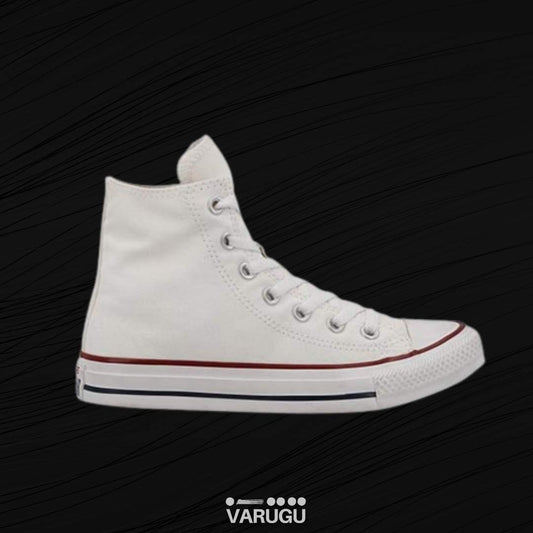 Tenis blancos CONVERSE tipo botín mujer