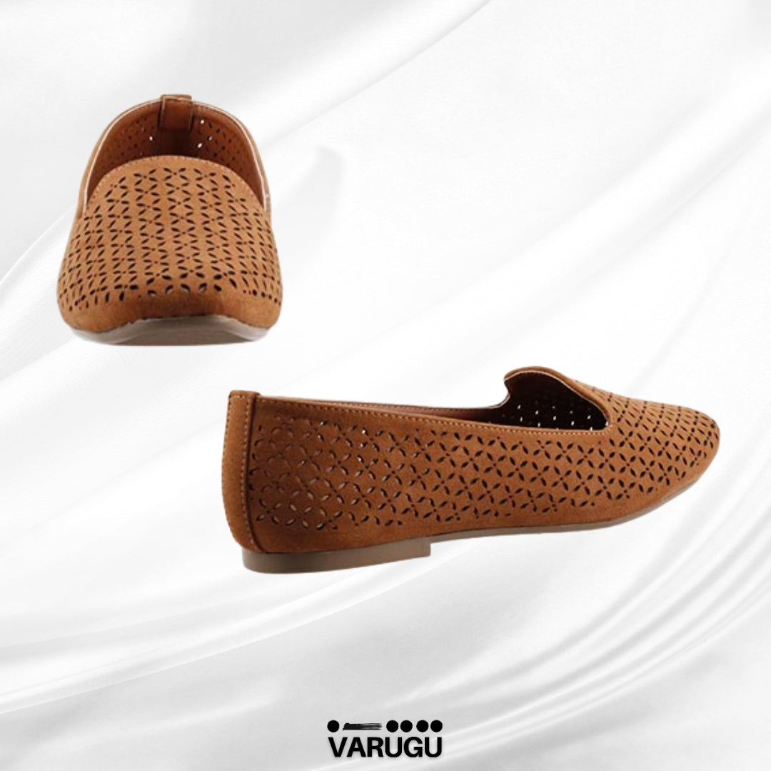 Zapatos de piso sofisticados para dama