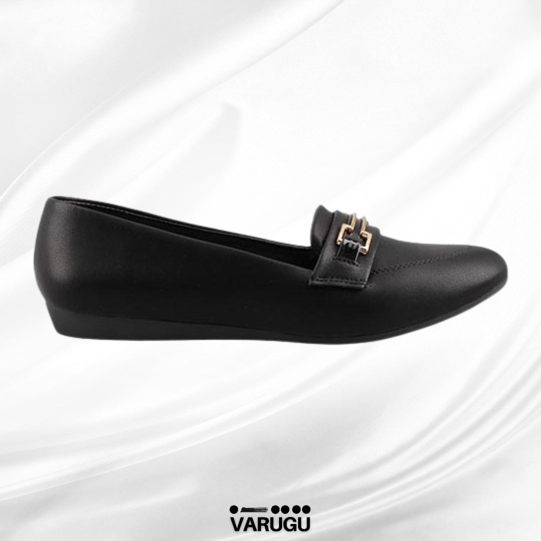 Flats sofisticados color negro para dama