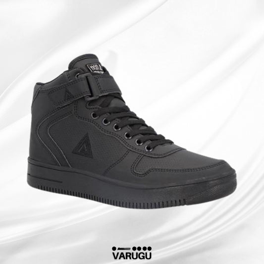 Tenis HGN color negro tipo bota para caballero