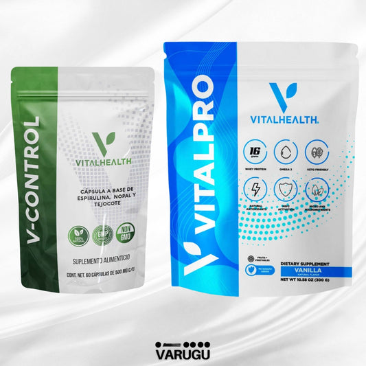 KIT Contol PRO | Incluye cápsulas y Proteína Vital PRO - Adelgaza y nutre tu músculo