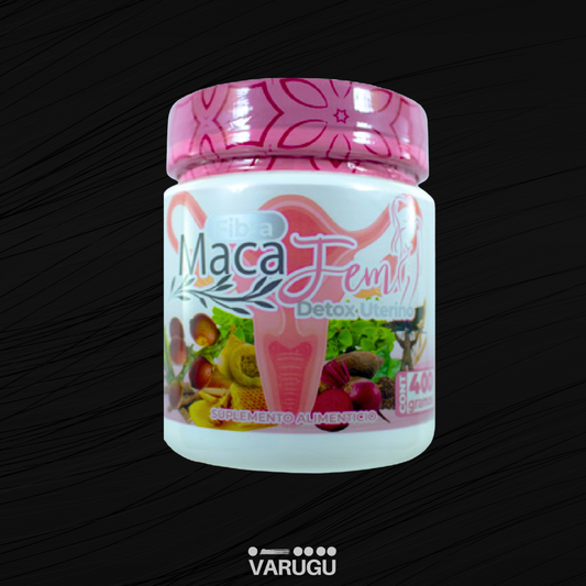MACAFEM Detox Uterino - Combate síndrome ovario poliquístico, problemas hormonales y tránsito lento