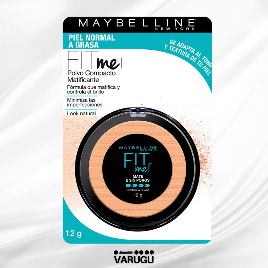 Polvo compacto Maybelline FIT me MATE - Control de brillo y piel normal a grasa