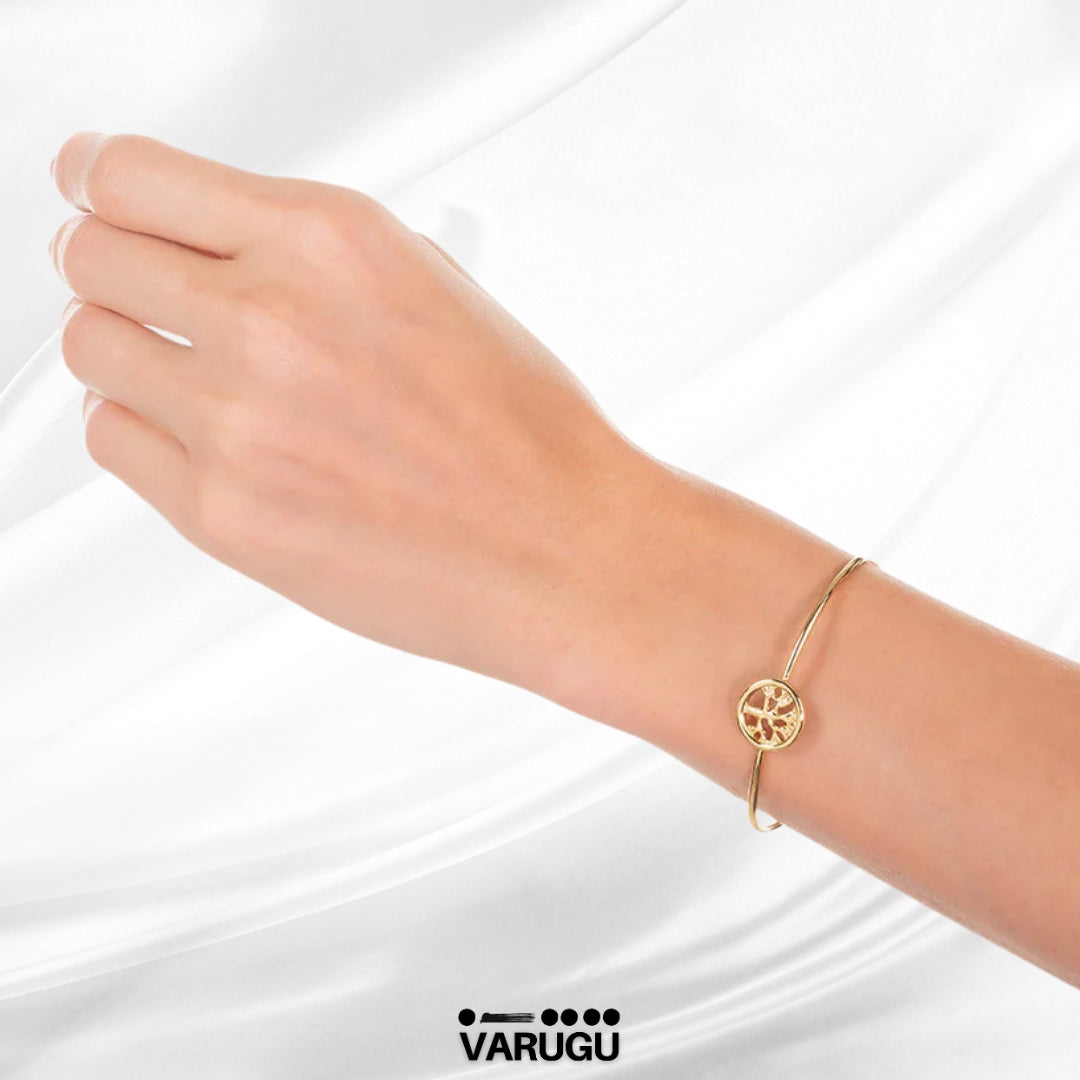 Pulsera Árbol de la Vida baño de oro