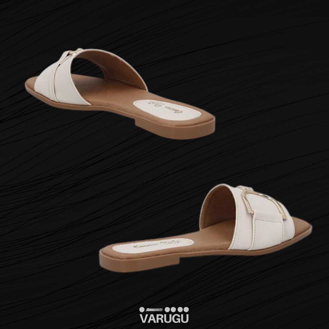 Sandalia de moda para dama con hebilla en D