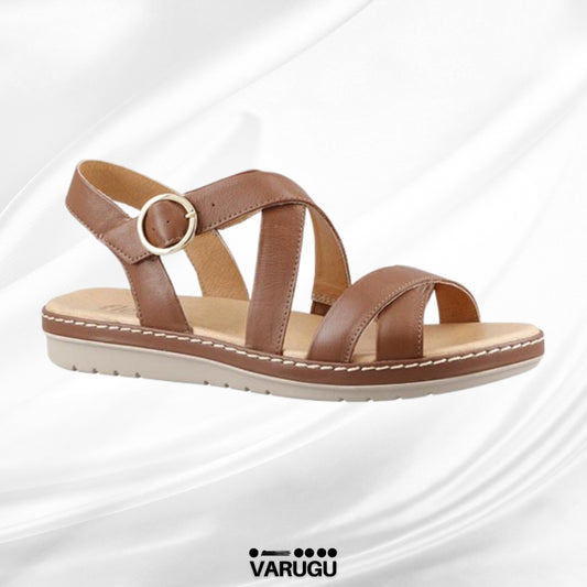 Sandalias FLEXI de piel con correa ajustable