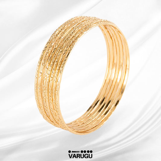 Pulsera semanario con diseño baño de oro