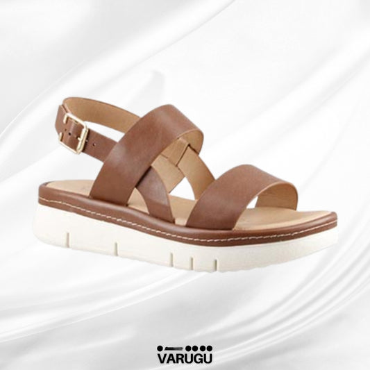 Sandalias color tan con suela ranil