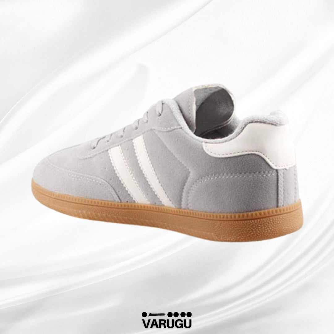 Tenis HGN color gris para dama