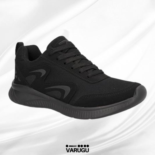 Tenis sport negro total para mujer