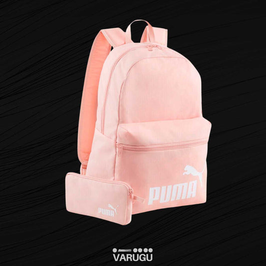 Mochila PUMA rosa | Incluye bolsa extra para artículos esenciales