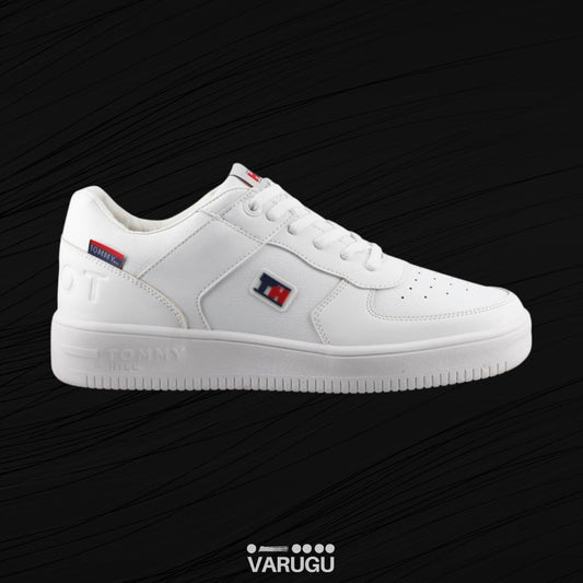 Tenis Tommy blancos casuales hombre