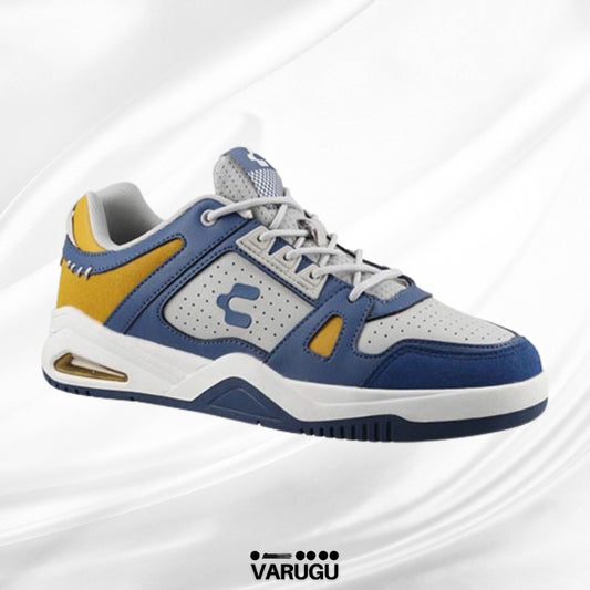 Tenis CHARLY urbano color marino con mostaza para hombre
