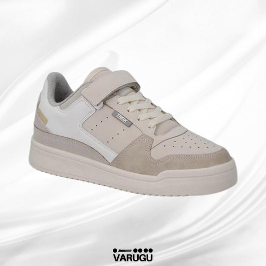 Tenis color latte para dama casuales