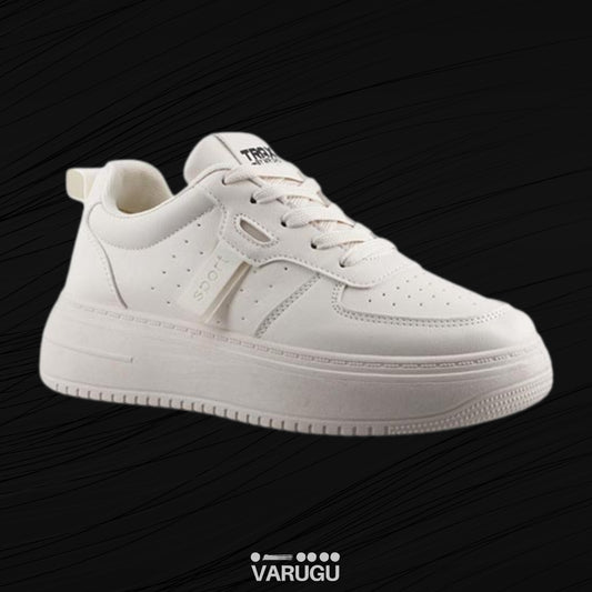 Tenis para dama color beige TRAX