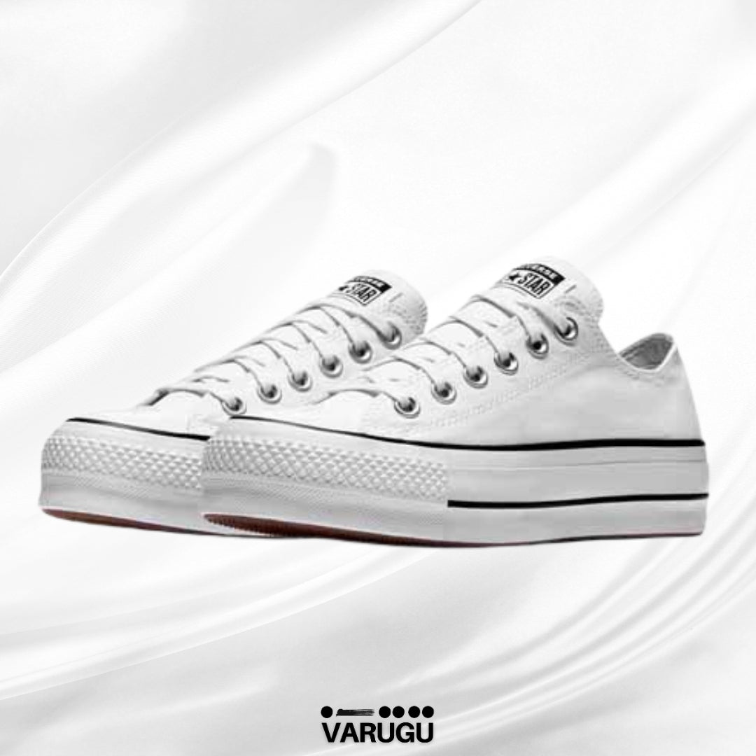 Tenis CONVERSE blancos altos de mujer