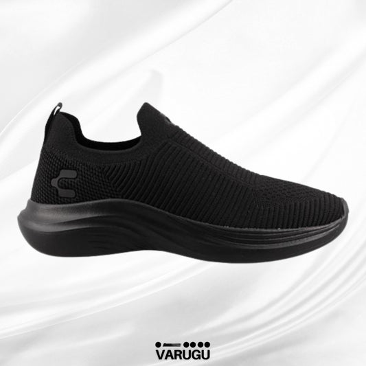 Tenis negros CHARLY modernos para dama