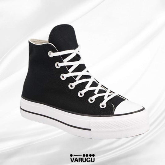 Tenis CONVERSE estilo botín negros mujer