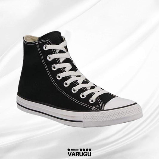 Tenis CONVERSE tipo botín negros de mujer