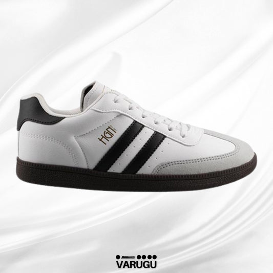 Tenis HGN blancos con negro para dama