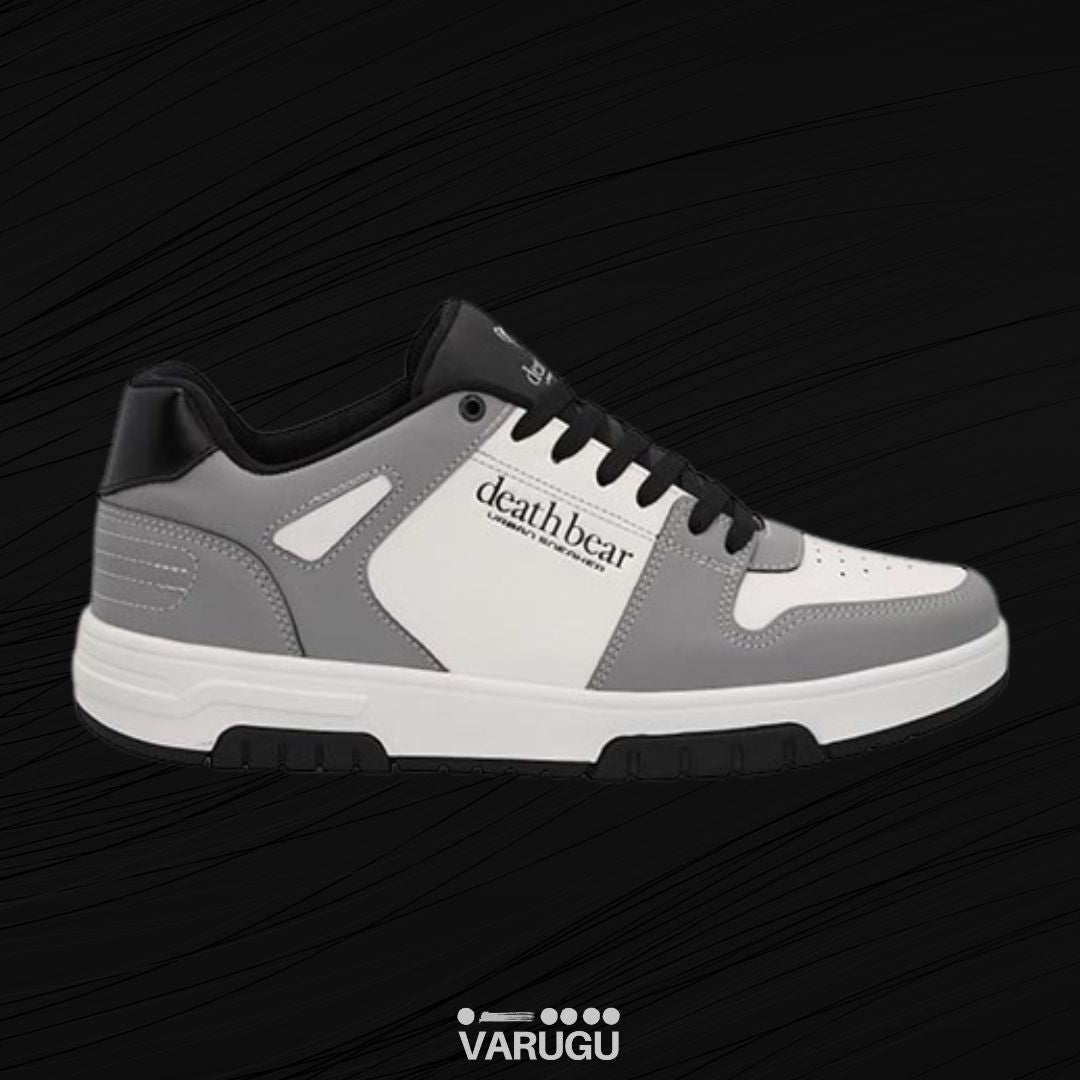 Tenis estilo urbano para HOMBRE gris con negro DEATH BEAR