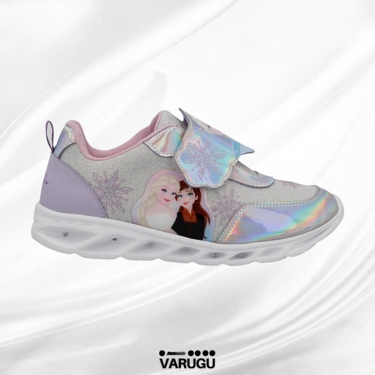 Tenis de Frozen con luces Led para niñas | Talla 18 - 21.5