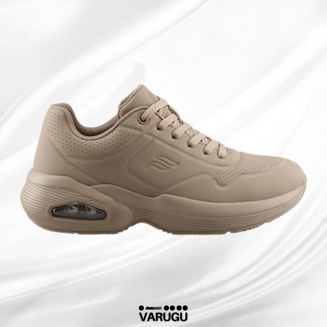 Tenis Flexi taupe para mujer alto impacto