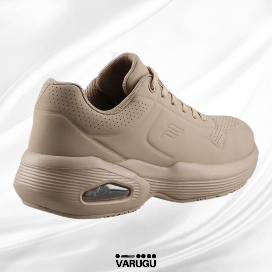 Tenis Flexi taupe para mujer alto impacto
