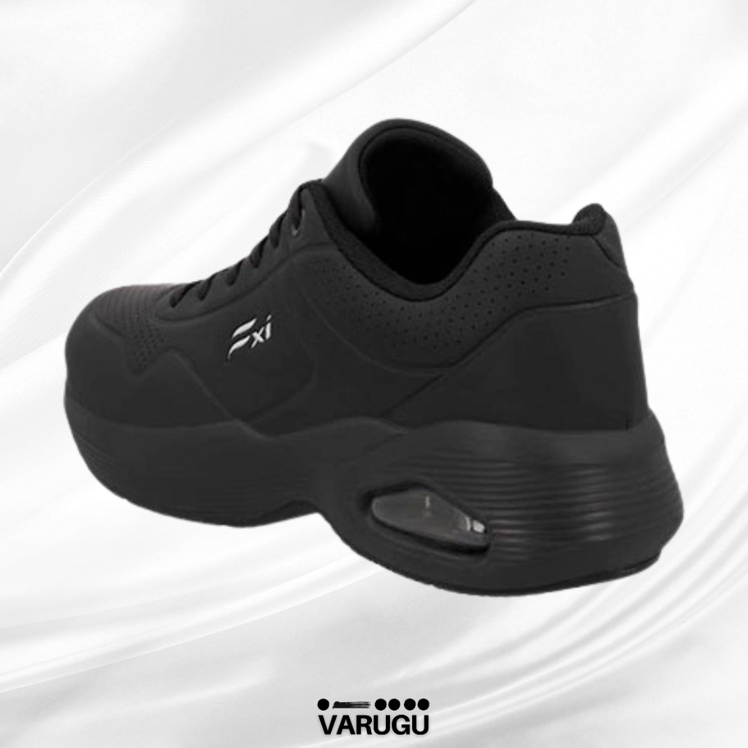 Tenis Flexi negros de mujer alto impacto