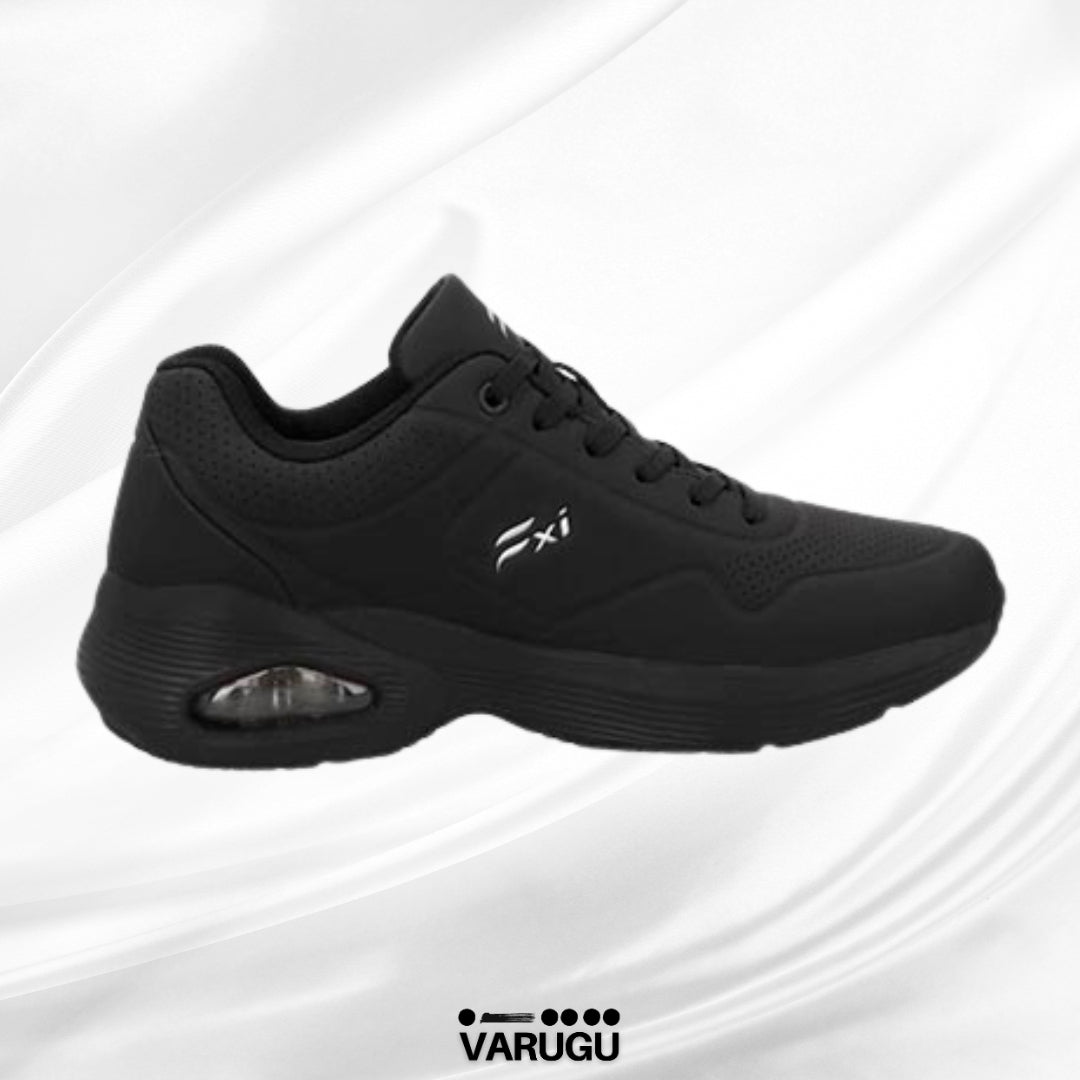 Tenis Flexi negros de mujer alto impacto