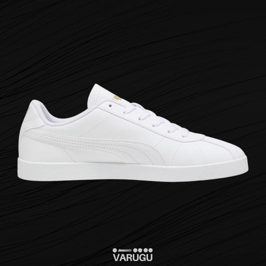 Tenis PUMA blancos con oro para hombre