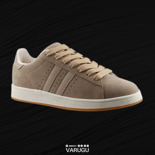 Tenis DEATH BEAR Dakar color camel con franjas para caballero