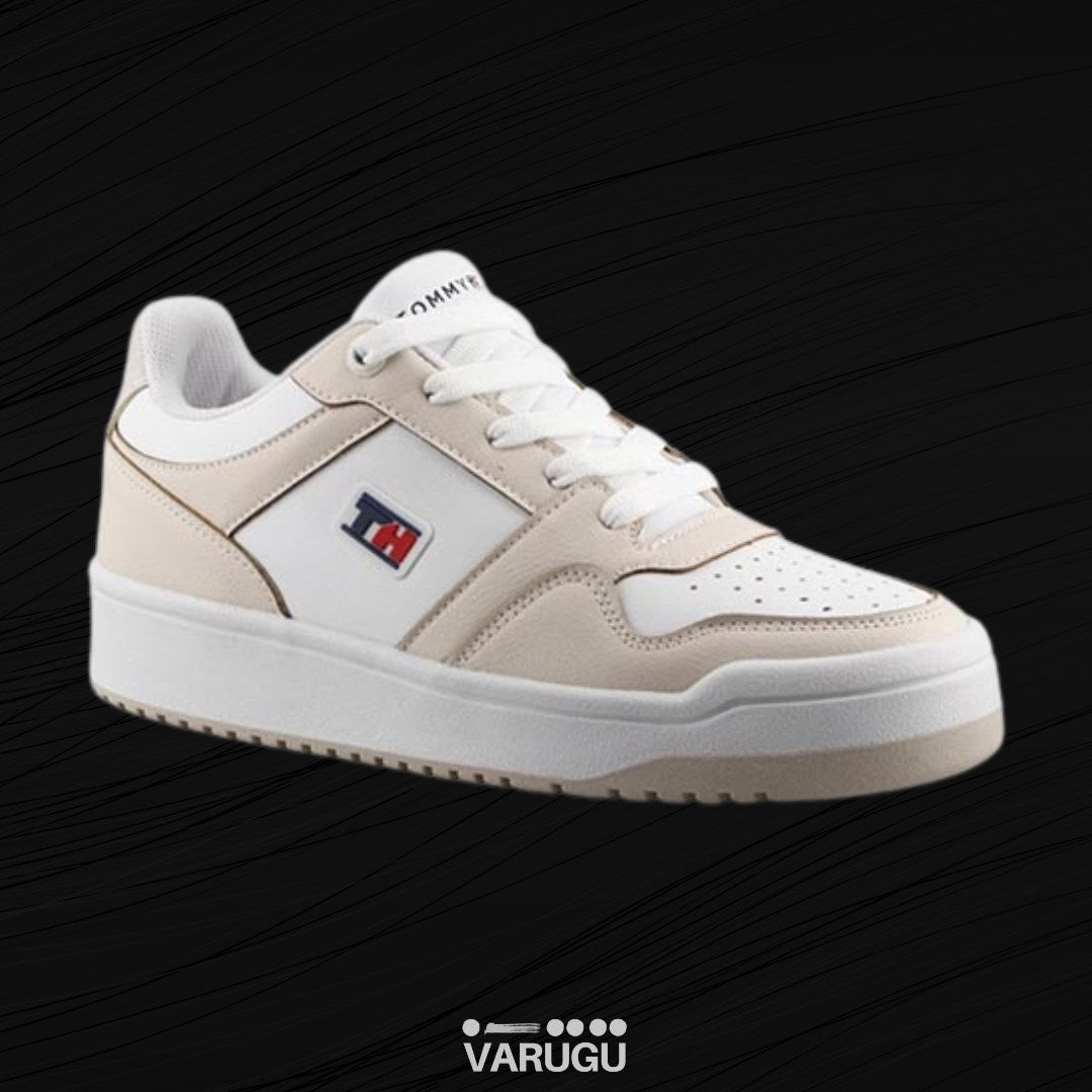 Tenis Tommy latte mujer