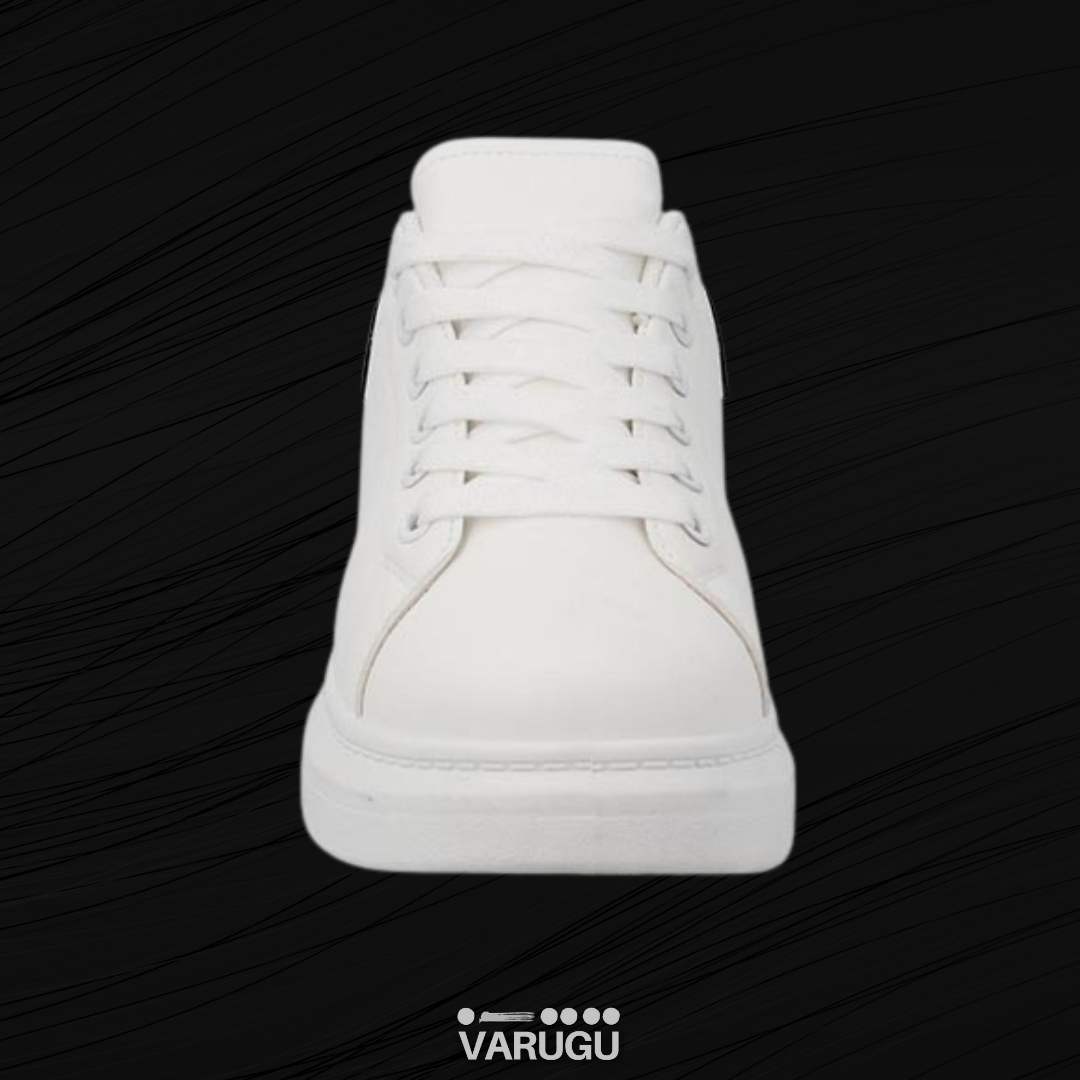 Tenis blancos para dama casuales y bonitos