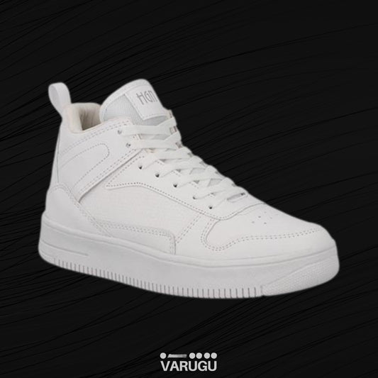 Tenis blanco tipo bota HGN para dama