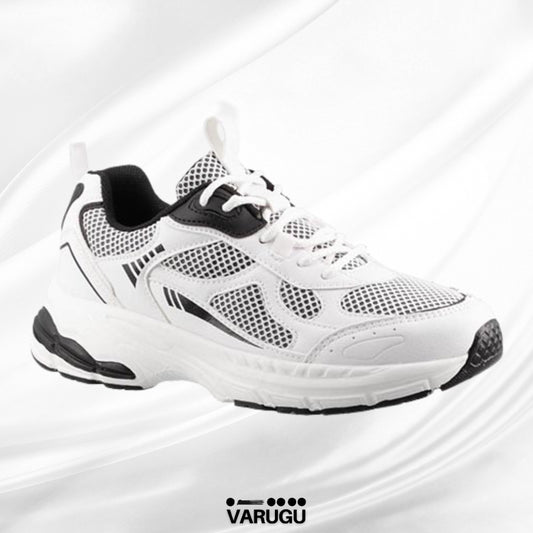 Tenis OVX blanco con negro para dama