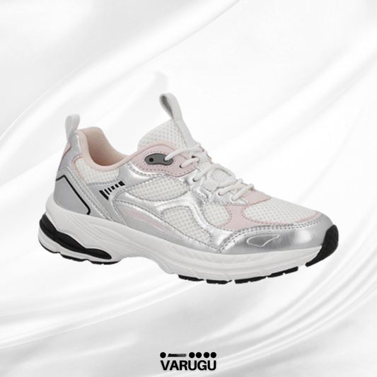 Tenis blancos con plata OVX para dama