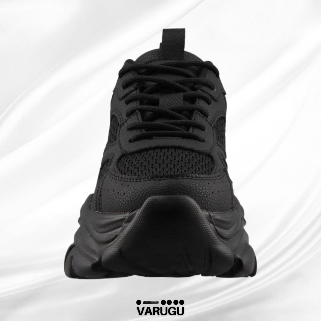 Tenis negros altos de mujer