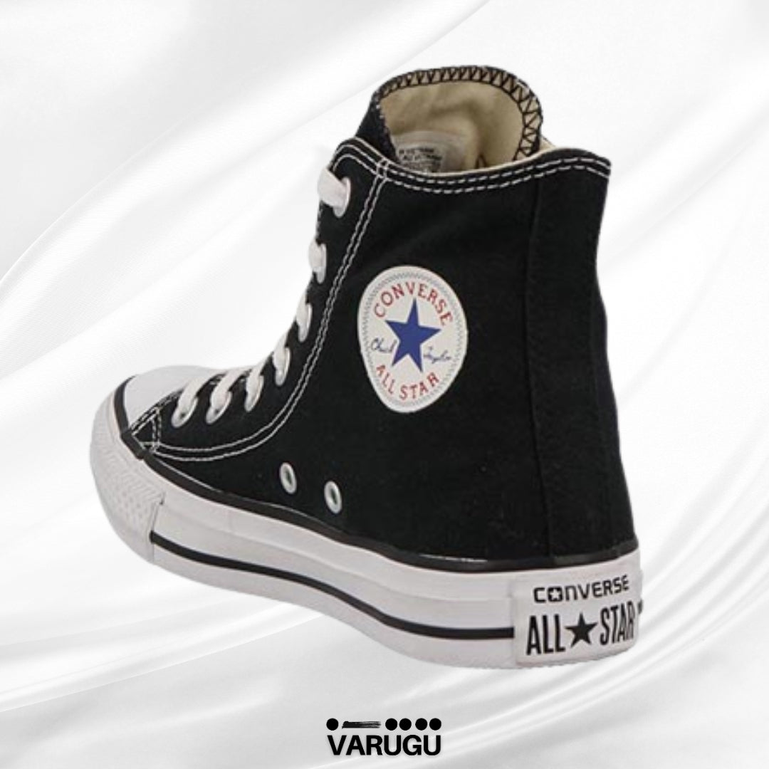 Tenis CONVERSE tipo botín negros de mujer