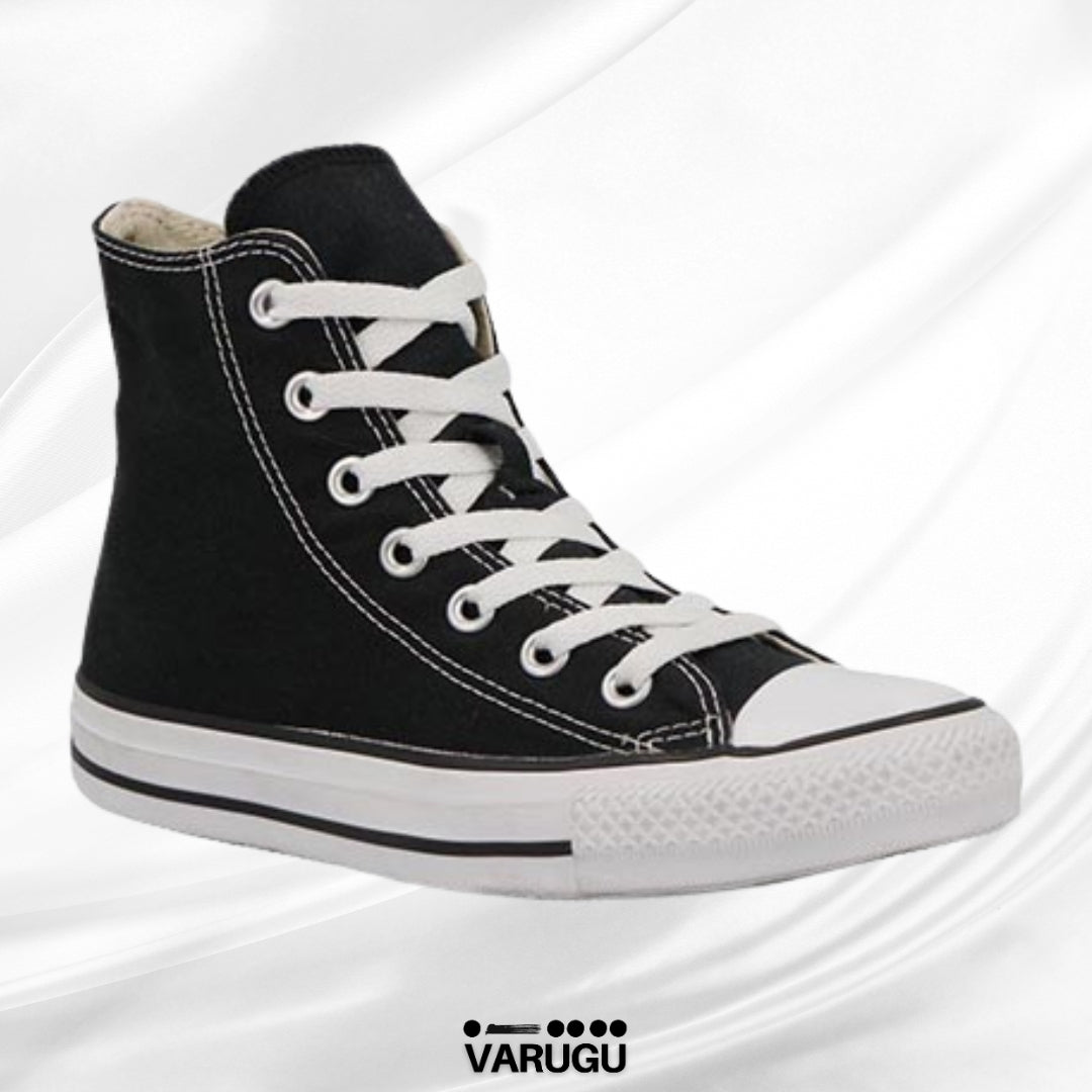 Tenis CONVERSE tipo botín negros de mujer
