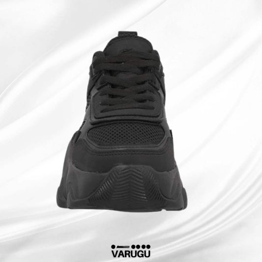 Tenis negros altos para dama color negro