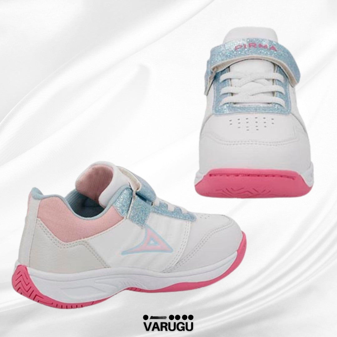 Tenis Pirma con velcro para niñas | Talla 18 - 21.5