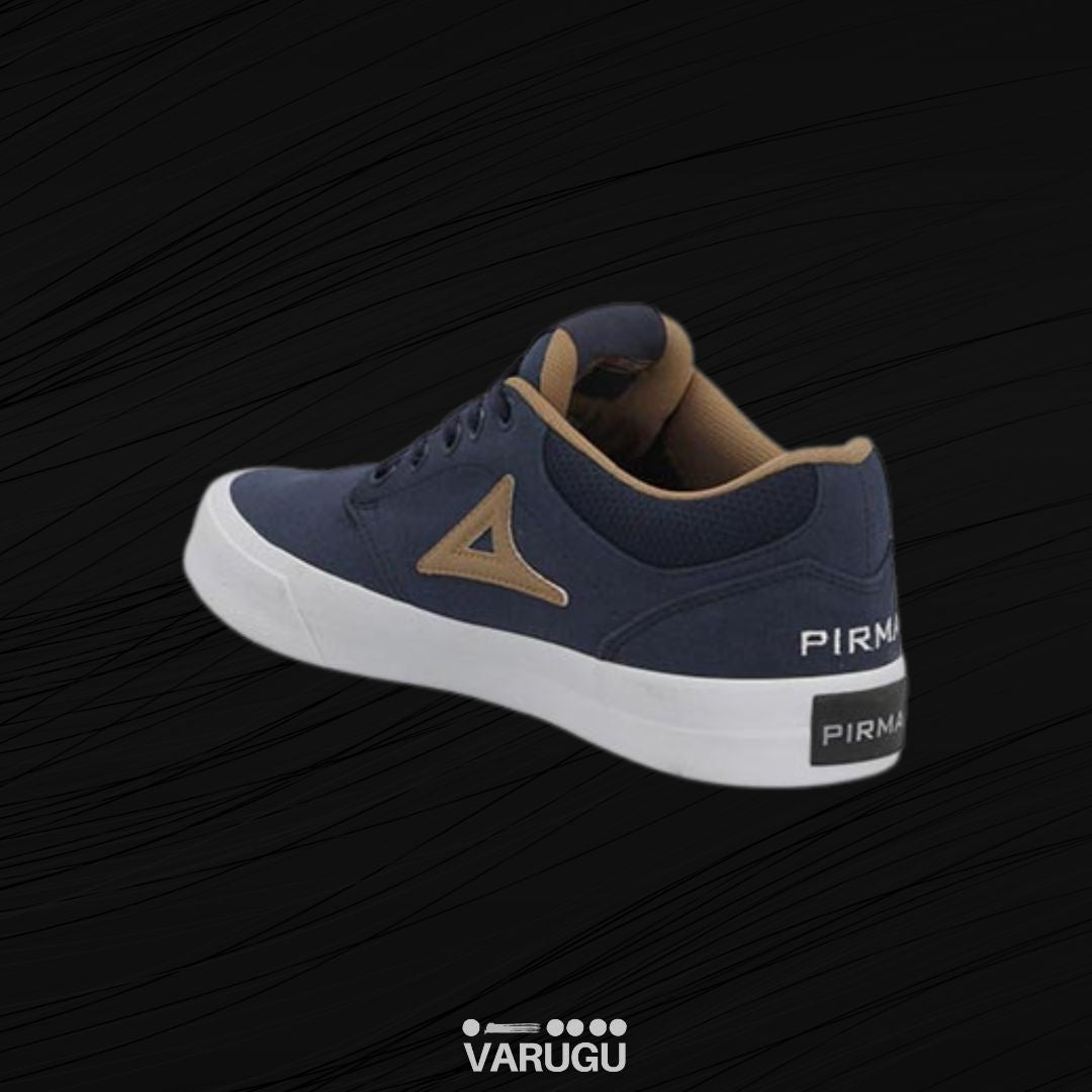 Tenis para hombre azul marino con café marca PIRMA