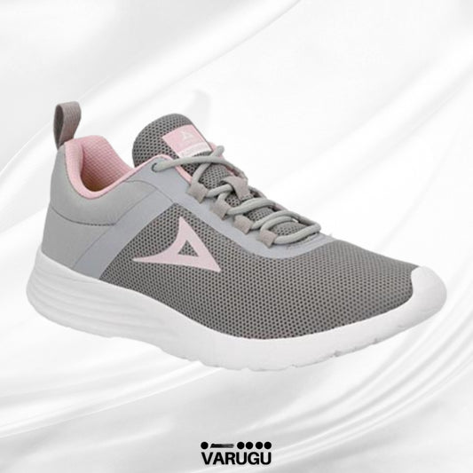 Tenis gris PIRMA suela EVA blanca para mujer
